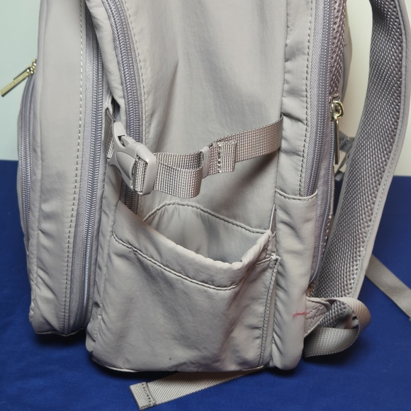 Isaac Mizrahi On The Go Essentials Backpack, Light Purple With Gold Accents main image 4